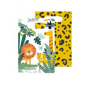 Ruedelafete 8 Sacs papier Get Wild 23,2 x 16,3 cm