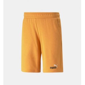 Puma Short droit en coton mélangé Beige - Couleur Beige - Taille L