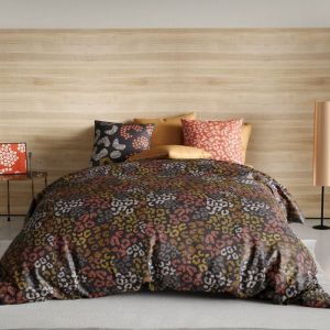 Atelier Du Coton - Housse de couette 260x240 Onalia + 2 taies coton 57 fils