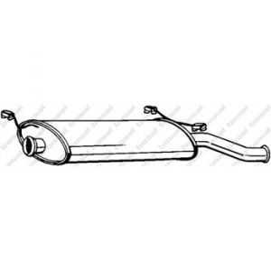 Bosal Silencieux arri&egrave;re 135-233