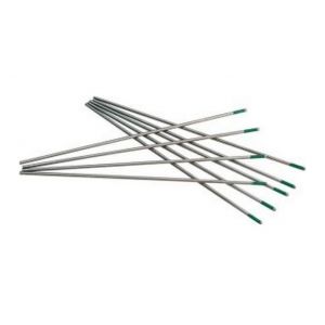 Forum Electrode en tungstène couleur verte, &Oslash : 4,0 mm (Par 10)