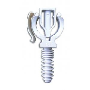 Ram 10 CLIPEO Simple blanc pour tube MULTICOUCHE Nu Ø26