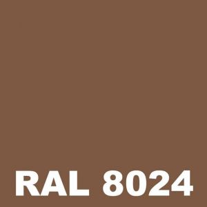 Peinture Mur Exterieur - Metaltop - Brun beige - RAL 8024 - Pot 20L