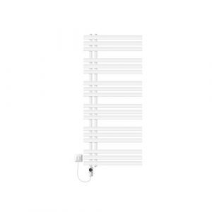LuxeBath Radiateur Électrique pour Salle de Bain Iron EM, 600x1400 mm Blanc, avec