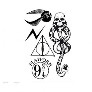Abystyle Harry Potter - Tatouages - 10x15 cm