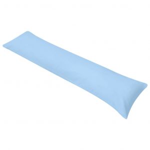 VidaXL Oreiller de corps 40 x 145 cm Bleu