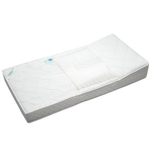 Image de Sevira Kids Matelas pour berceau en bambou 40x80cm Blanc