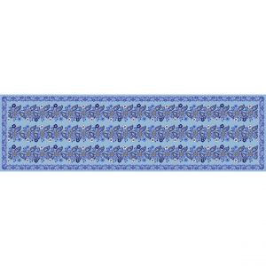 Alter Doge Milano Chemin de cuisine, 100% Made in Italy, Tapis résistant aux taches avec impression numérique, Tapis antidérapant et lavable, Modèle Vintage - Colby, 240x52 cm