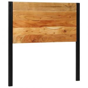 VidaXL Tête de lit 100 cm bois massif d'acacia et fer