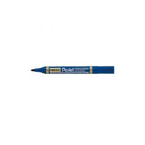 Pentel N850-C Lot de 12 Marqueurs permanents pointe conique moyenne Bleu