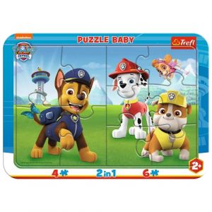 Trefl Baby Puzzles en Cadres, pour Les Enfants &agrave; partir de 2 Ans Puzzels, 80022, Pat Patrouille Joyeuse