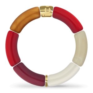 Bella bracelet Red Falme - Rouge,Orange,Blanc - U