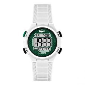 Lacoste Montre mixte enfant LC33 - 2030064 Bracelet Silicone Blanc