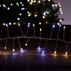 Guirlande lumineuse Boa 2.5 mètres 200 MicroLED Blanc mixte 8 Jeux de lumière