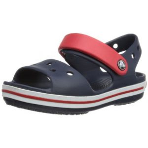 Crocs Crocband Sandal - Kids, Sandales Mixte Enfant, Bleu (Navy/Red) 22/23 EU