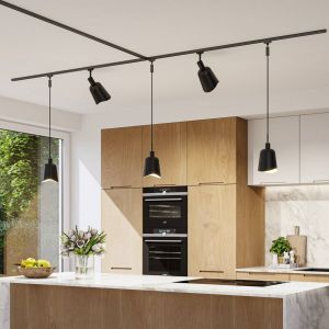 Paulmann Abat-jour U-Rail Alvaro noir/doré DecoSystems