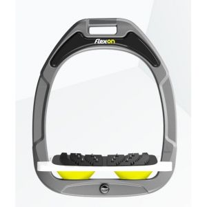 Étriers Incliné Ultra Grip Aluminium/Blanc/Jaune Flex-On Green Composite