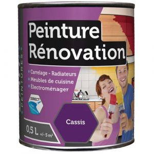 Image de Reca Peinture renovation satin Batir - 0,5L cassis,