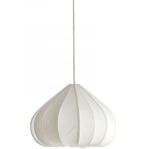Light&living - suspension - Zubeda - blanc - textile - &oslash; 58cm -