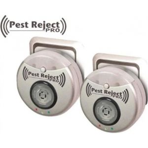 R&eacute;pulsif Anti Rongeurs et Insectes - Pest Reject Pro Lot de 2 - Avec technologie &eacute;lectromagn&eacute;tique et ultrasons