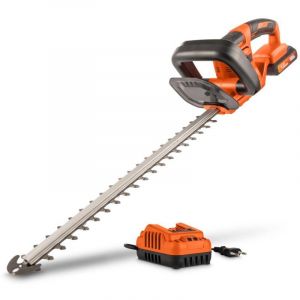 Powerplus Dual Power Accu-heggenschaar POWDPG75321 - Accu-haagschaar van 20 V, met accu en lader, mes van 515 mm en snijafstand van 15 mm,