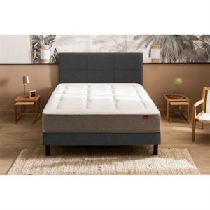 Epeda Ensemble Escapade + Sommier Confort Ferme 180x200 - Double Sommier