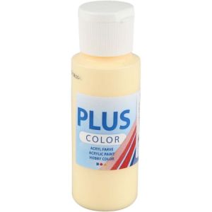 Plus color Peinture acrylique - 60 ml - Jaune pâle