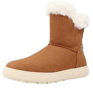 Geox Fille J Theleven Girl Bateau cheville, Whisky, 29 EU