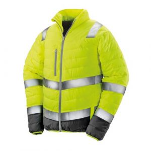 Result Safeguard - Veste de haute visibilité - Homme (L) (Jaune fluo)