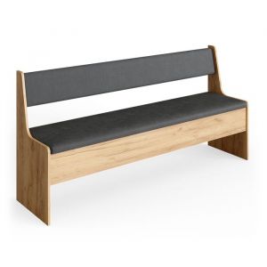 Vicco Banquette D'angle Salle À Manger Roman, Sable, 166 X 42 Cm