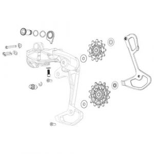 Sram KIT Galets DE DERAILLEUR Arriere Eagle 12V GX AXS - SRATT130279-0710845872198