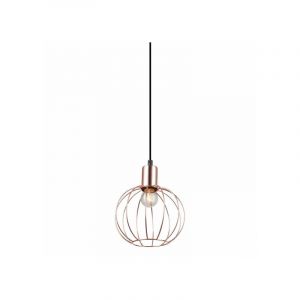 Italux Suspension industrielle et rétro Gervais Noir 1 ampoule