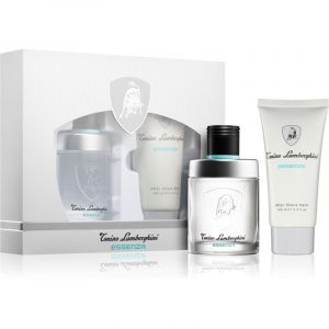 Lamborghini Essenza Coffret cadeau 2 pi&egrave;ces Eau de toilette 40 ml Baume apr&egrave;s-rasage 100 ml