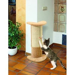 Image de Karlie Griffoir d'angle Santo en sisal et peluche (72 cm)