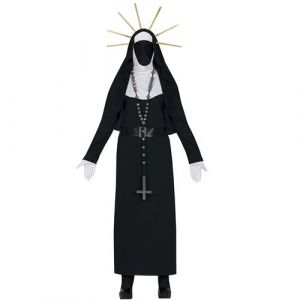 Déguisement mère supérieure maléfique femme - m - noir - guirca 79797