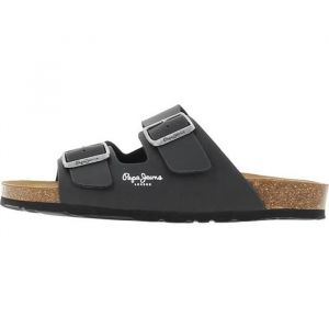Pepe Jeans Pour homme. Sandales anatomiques Double Kansas noir