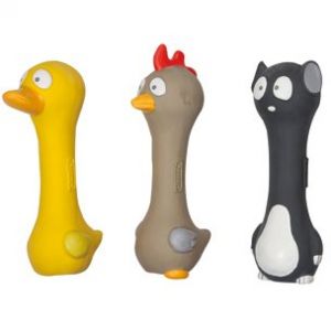 Flamingo 'Jouet pour chien?: Haltère "Animaux en latex Ø 6 x 19 cm # 503771