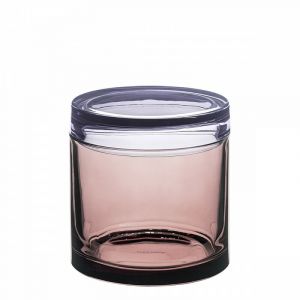 Remember Boite de rangement en verre petite - Rose -