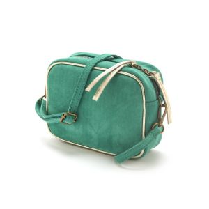 Sac Bandouliere Daxon by - Sac-pochette cuir à bandoulière - Couleur Unique - Taille Vert