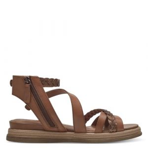 Tamaris Femme Damen 1-28210-44 Sandale cale, Marron Cognac, 39 EU