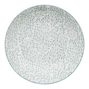 Lot de 6 iettes Creuses "Jasmin" 20cm Bleu