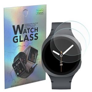 Phonillico Verre Tremp&eacute; pour Samsung Galaxy Watch 8 40mm [Lot de 2] Film Protection Ecran Montre Anti Rayure