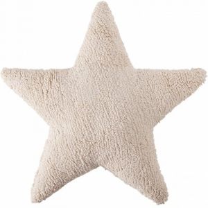 Lorena canals Coussin &eacute;toile cr&egrave;me