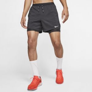 Nike Short de running 2-en-1 Flex Stride 13 cm pour Homme - Noir - Taille L - Male