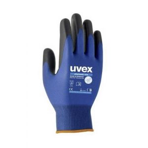 Uvex Gants de travail phynomic wet, T. 12, bleu/anthracite - Lot de 10