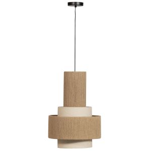 Made by Woood Suspension ronde en corde D38cm naturel