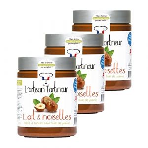 Lot 3x Pâte à tartiner aux noisettes - Pot 570g