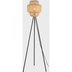 Barcelona led Lampadaire en osier "Onna"