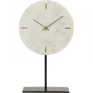 Horloge - blanc - métal - 7109829 - Blanc - Light&living