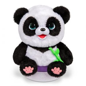 Little Live Pets My Baby Panda ChuChu | Panda interactif avec Plus de 50 Sons et réactions ; il Bouge Ses Pattes, Fait Caca et rit ; Contient Un Pot ; recommence à l'infini (30 cm)